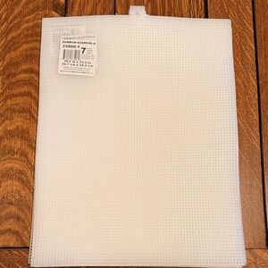 White plastic canvas set of 20